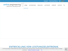 Tablet Screenshot of online-engineering.de